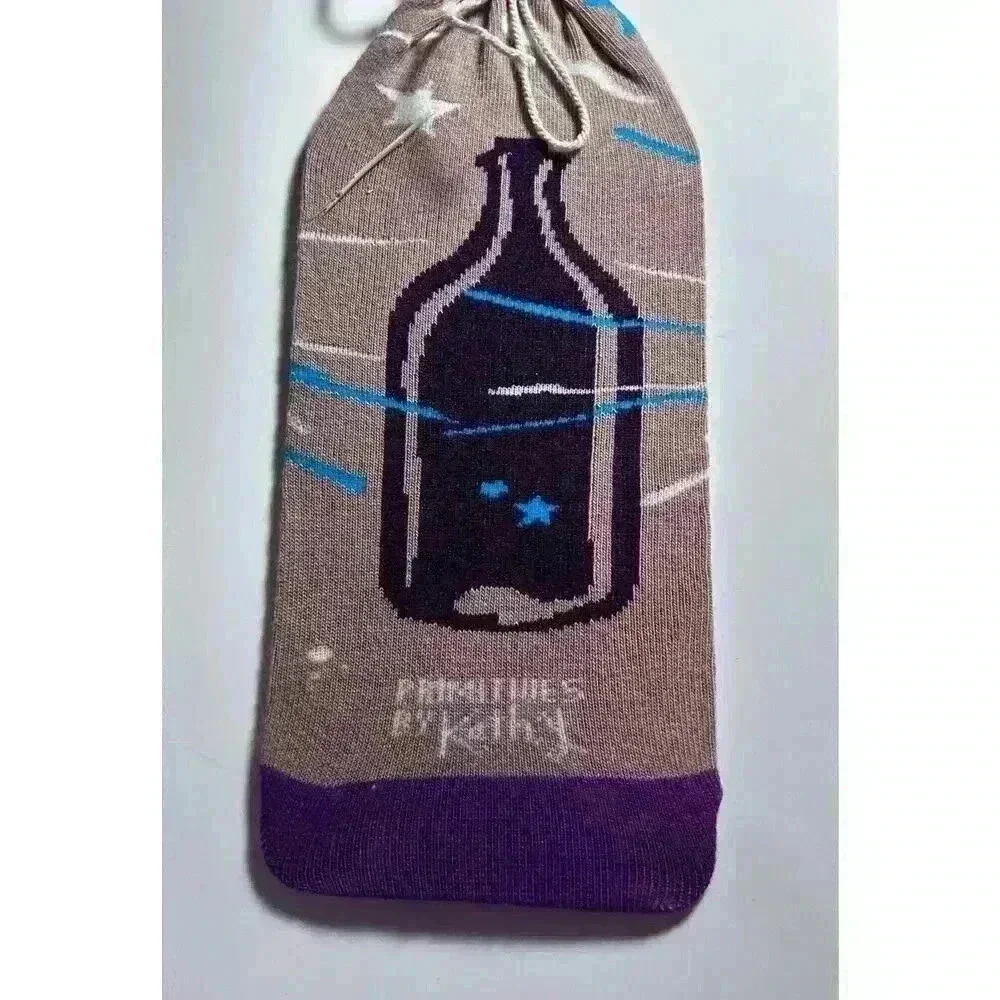 New “Let’s Be Partners In Wine “ Bottle Sock Kathy Primitives